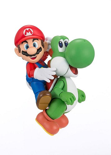 Bandai Tamashii Nations - S.H.Figuarts - Super Mario - Yoshi - 11 cm Action Figure