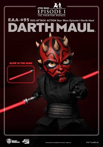 Beast Kingdom - Egg Attack - Star Wars Episode I - Darth Maul (EEA-095) - 6” Figure (Been Open)