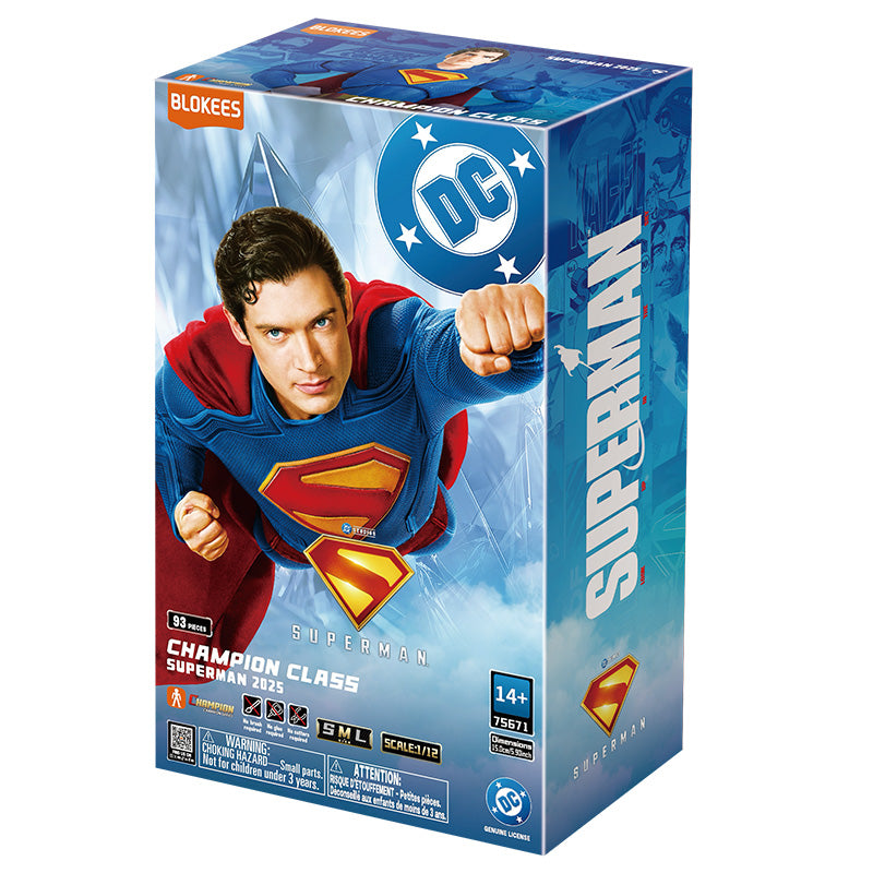 Blokees - DC - Superman (2025) - Champion Class #01 - Superman & Krypto - 15 cm Modellbausatz