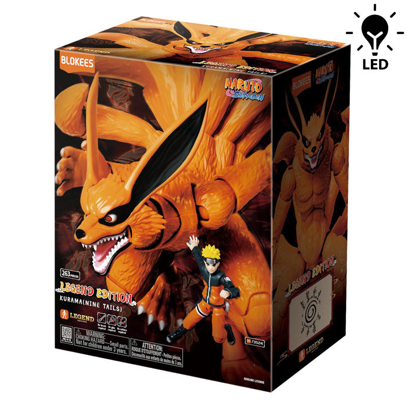 Blokees - Naruto Shippuden - Legend Edition 01 - Kurama (Neunschwänziger, mit Beleuchtung) - 18 cm Modellbausatz