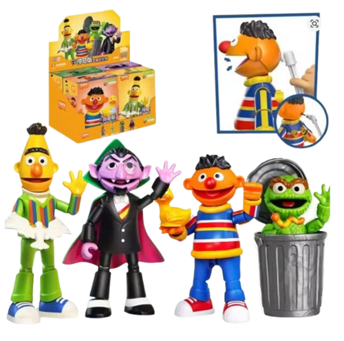Blokees - Sesame Street - PreCool Series 2 - Plastic Model Kit 12-15cm (self-build, geen lijm nodig)