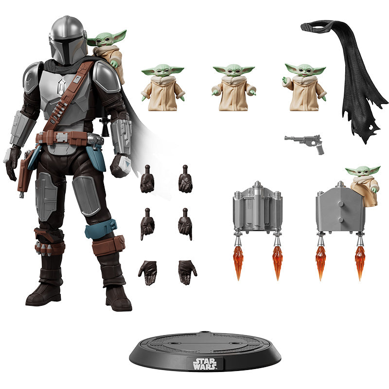 Blokees - Star Wars: The Mandalorian & Grogu - Champion Class #05 - Din Djarin & Grogu - 15 cm Modellbausatz