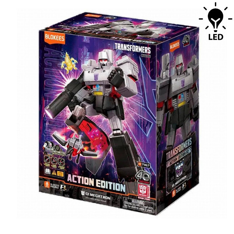 Blokees - Transformers G1 - Action Edition 02 - Megatron (mit Lichteffekt) - 18 cm Modellbausatz
