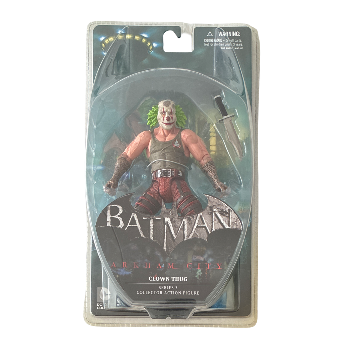 DC Collectibles - Batman: Arkham City - Series 3 - Clown Thug 1 - 6” Action Figure