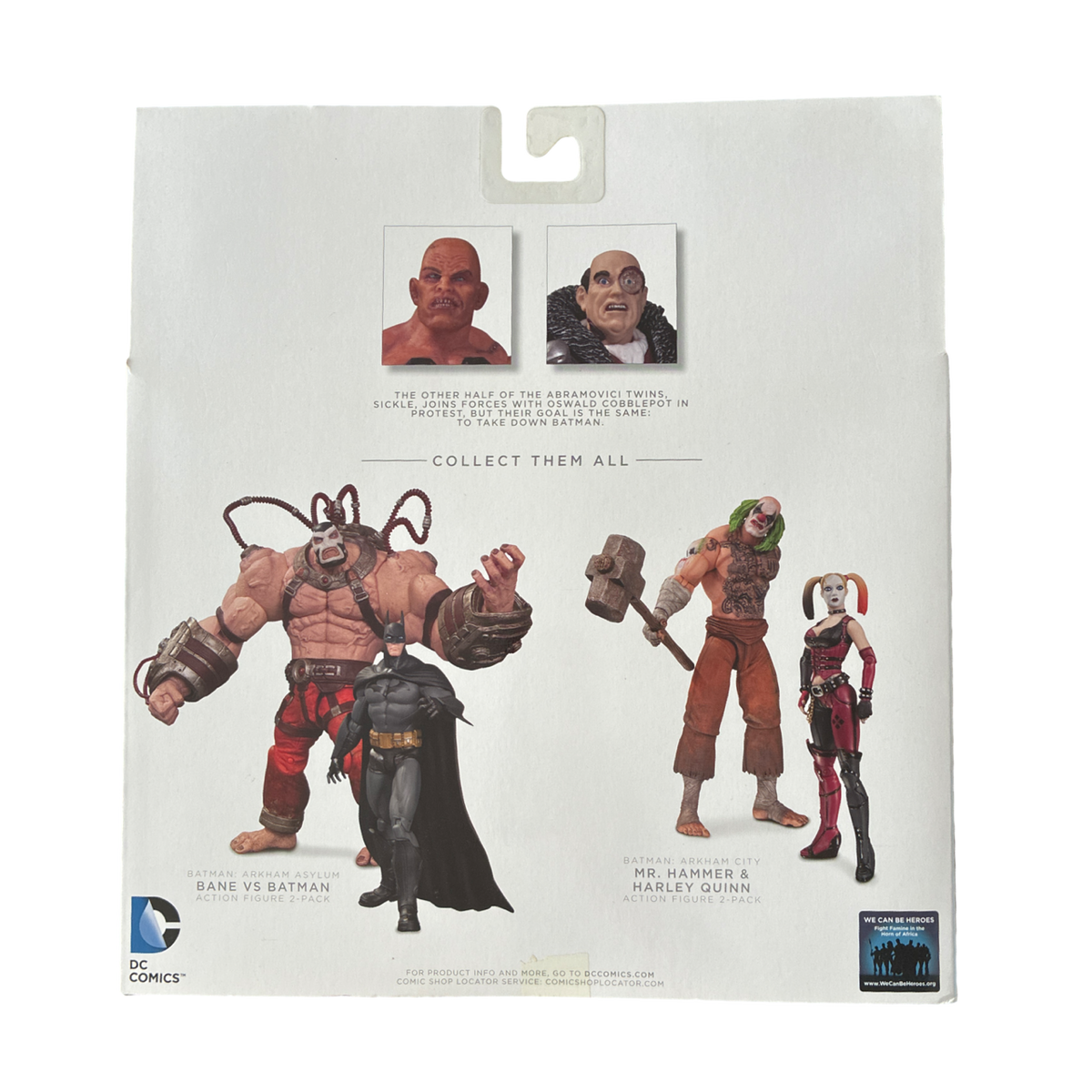 DC Collectibles - Batman: Arkham City - The Penguin & Mr. Sickle (2-Pack) - 7” Action Figures
