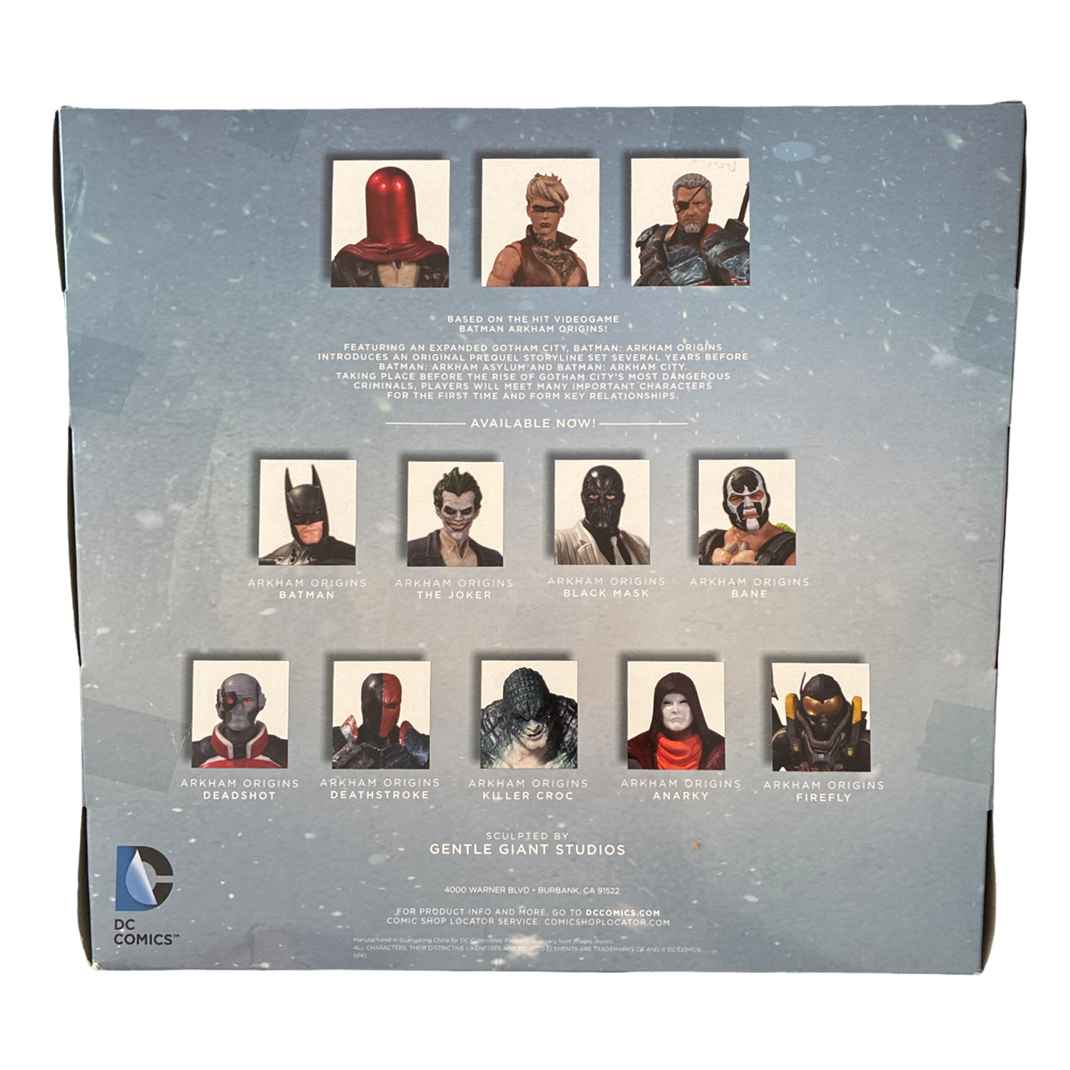 DC Collectibles – Batman: Arkham Origins – The Joker als Red Hood, Deathstroke (maskenlos) & Copperhead (3er-Set) – 18 cm Actionfiguren