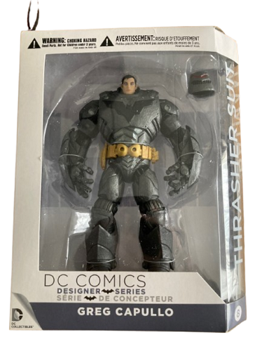 DC Collectibles - DC Comics - Designer Series - Greg Capullo - Batman (Tenue Thrasher) (DMG) - Figurine articulée de 21,6 cm