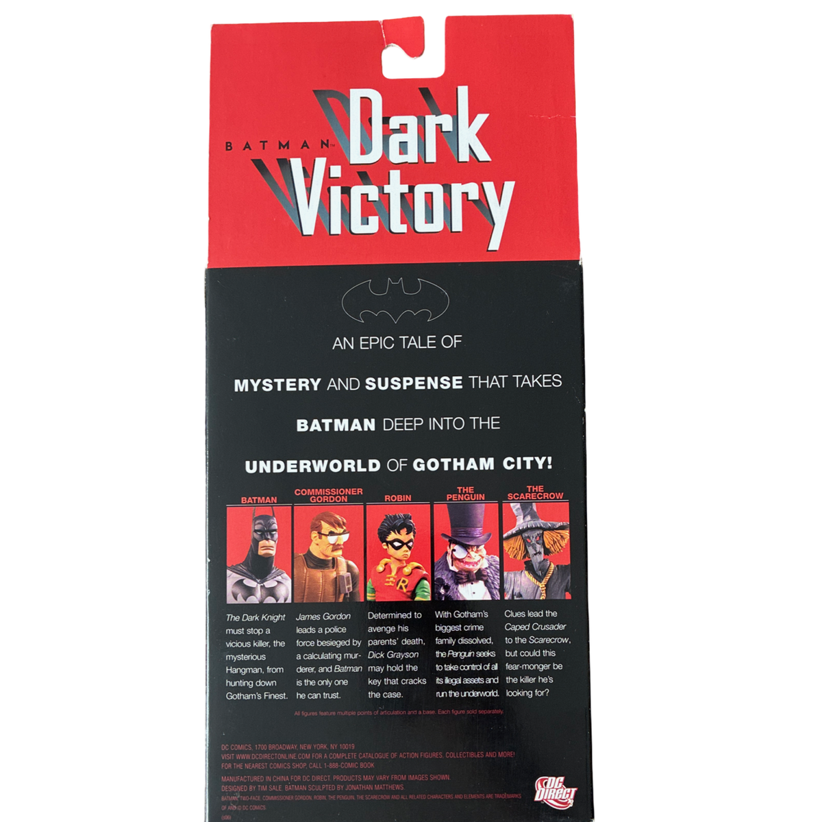 DC Direct - Batman: Dark Victory - Serie 1 - Batman - 18 cm Actionfigur