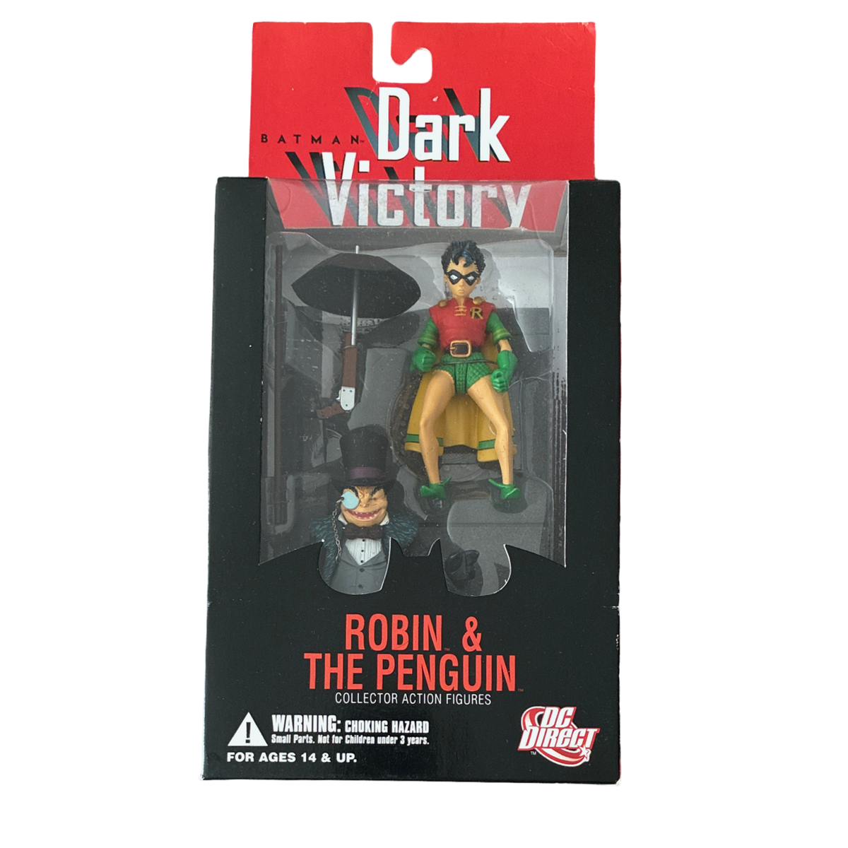 DC Direct – Batman: Dark Victory – Serie 1 – Robin & Der Pinguin (2er-Pack) – 4-Zoll-Actionfiguren