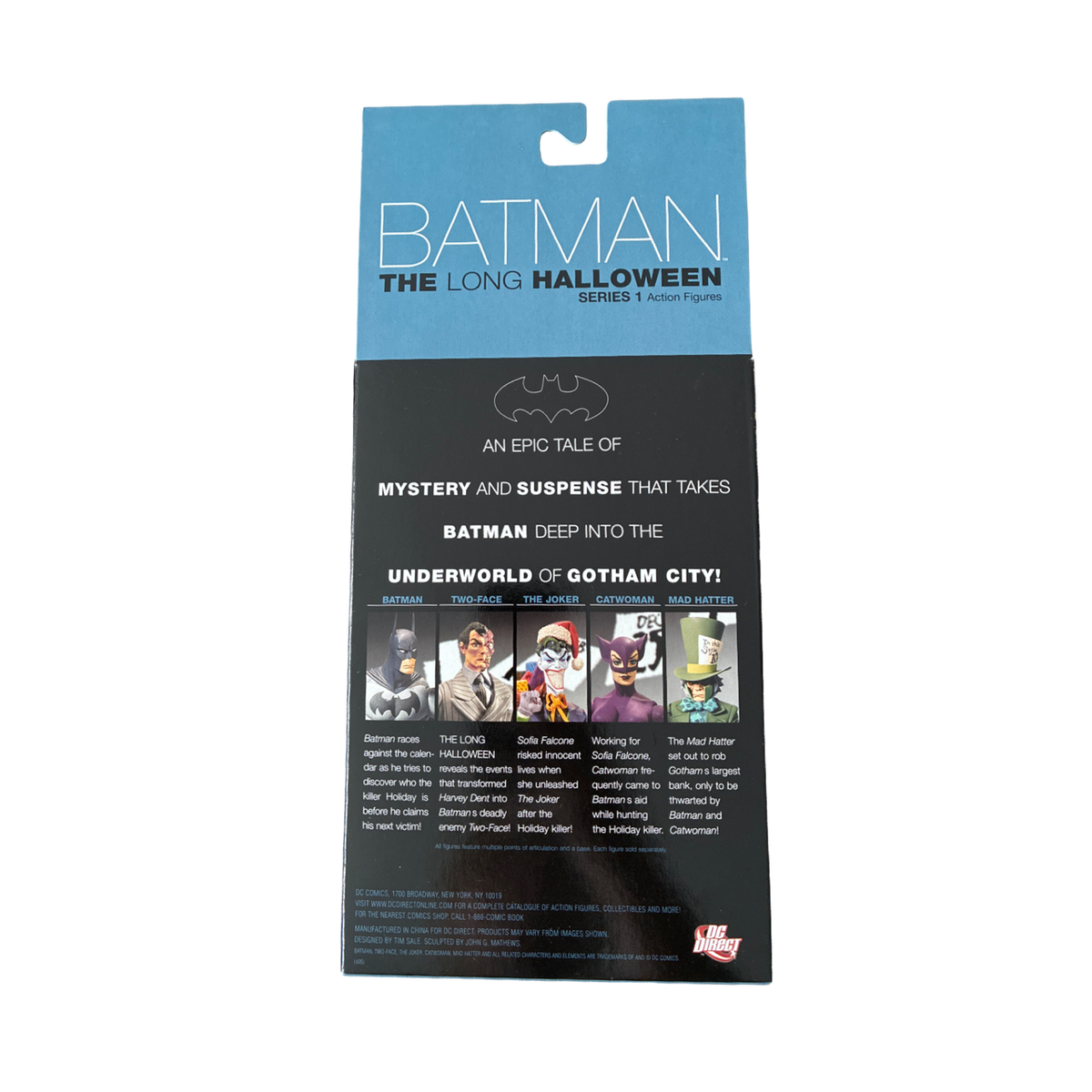 DC Direct - Batman: The Long Halloween - Serie 1 - Mad Hatter - 5-Zoll-Actionfigur