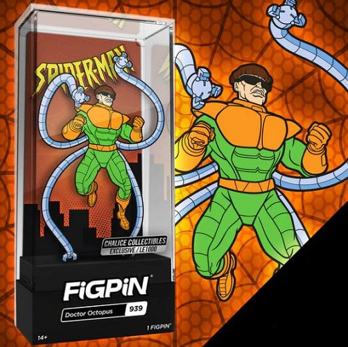FiGPiN - Marvel - Doctor Octopus #939 - Collectible Pin with Premium Display Case (Chalice Collectibles Exclusive LE1000)