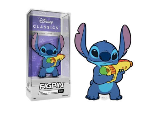 FigPin - Disney - Lilo & Stitch - Stitch #891 - Collectible Pin with Premium Display Case (Disney Parks Exclusive)