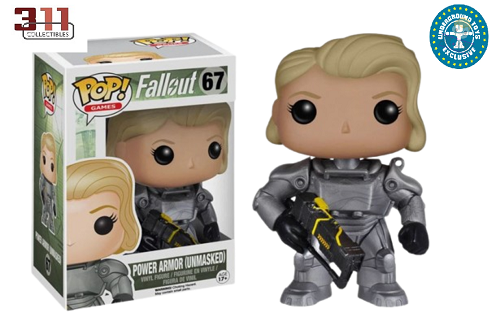 Funko - POP! - Games - Fallout - Power Armor (Female, Unmasked) (Underground Toys Exclusive) #67 - Vinyl Figure