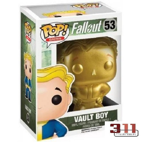 Funko - POP! - Games - Fallout - Vault Boy #53 (Gold) - Vinyl Figure