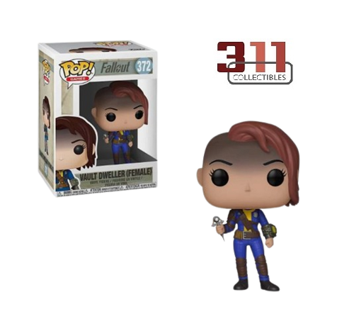 Funko - POP! - Games - Fallout - Vault Dweller (Female /w Stimpack) #372 - Vinyl Figure