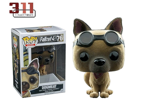 Funko - POP! - Games - Fallout 4 - Dogmeat #76 (Flocked) - Vinyl Figure