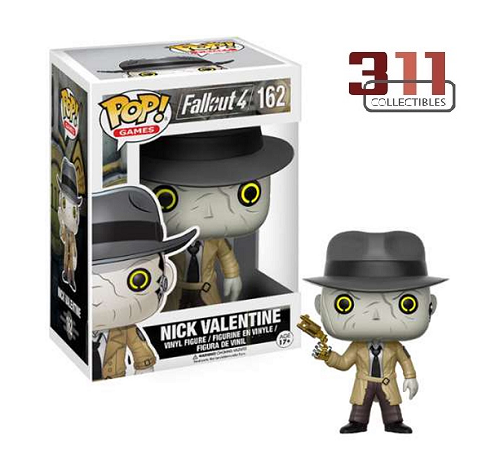 Funko - POP! - Games - Fallout 4 - Nick Valentine #162 - Vinyl Figure
