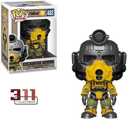 Funko - POP! - Games - Fallout 76 - Excavator Armor #482 - Vinyl Figure