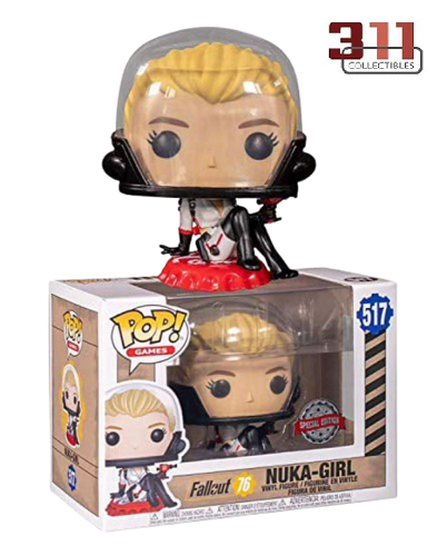 Funko - POP! - Games - Fallout 76 - Nuka Girl #517 (Special Edition Sticker) - Vinyl Figure
