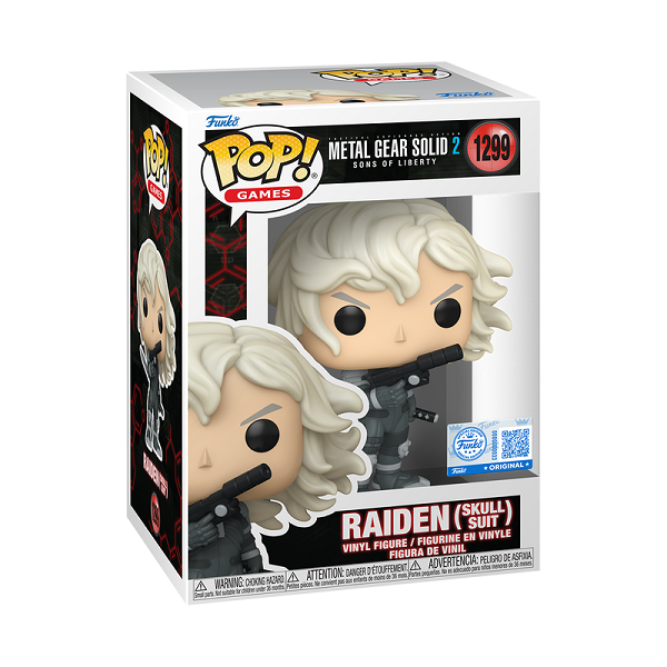 Funko - POP! - Games - Metal Gear Solid 2: Sons of Liberty - Raiden (Skull Suit) #1299 (Funko Retailer Exclusive) - Vinyl Figure