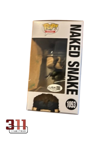 Funko - POP! - Games - Metal Gear Solid: Snake Eater - Naked Snake #1053 - Signed, Charactername en Quote by David Hayter - Vinyl Figure - Met COA van JSA