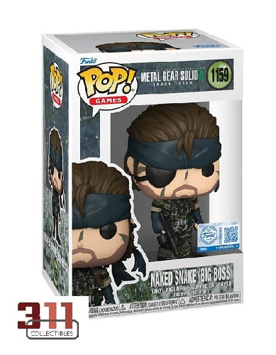 Funko - POP! - Games - Metal Gear Solid: Snake Eater - Naked Snake (Big Boss) - (Funko Exclusive) #1159 - Vinyl Figure