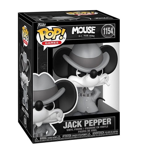 Funko - POP! - Games - Mouse: P.I. for Hire - Jack Pepper #1154 - Vinyl Figure