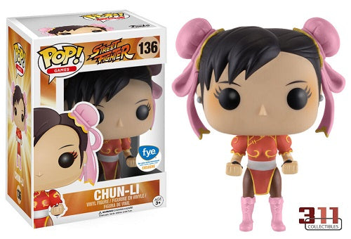 Funko - POP! - Jeux - Street Fighter - Chun-Li n° 136 (Tenue du joueur 2, exclusivité FYE) - Figurine en vinyle