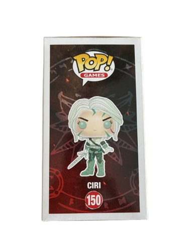 Funko - POP! - Games - The Witcher 3: Wild Hunt - Ciri (Magic, Glow in the Dark, E3 2019) #150 - Signed by Jo Wyatt (Character Name, Quote, SWAU COA) - Vinyl Figure