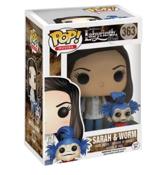 Funko - POP! - Movies - Labyrinth: 30th Anniversary - Sarah (with Worm) #363 - Vinyl Figure