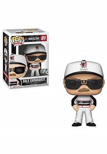 Funko - POP! - Sports Legends - NASCAR - Dale Earnhardt #01 (White Shirt Variant) - Vinyl Figure