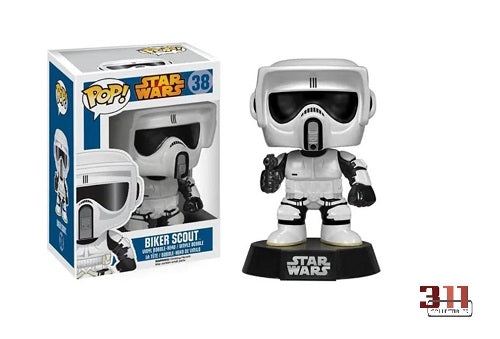 Funko - POP! - Star Wars - Biker Scout #38 - Vinyl Figure