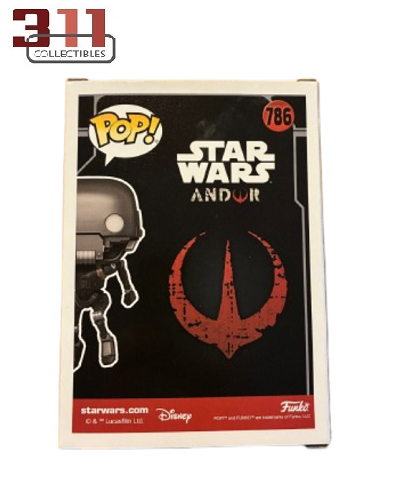 Funko - POP! - Star Wars - K-2SO - Signed by Alan Tudyk (Character Name and Quote) - Vinyl Figure - NO COA