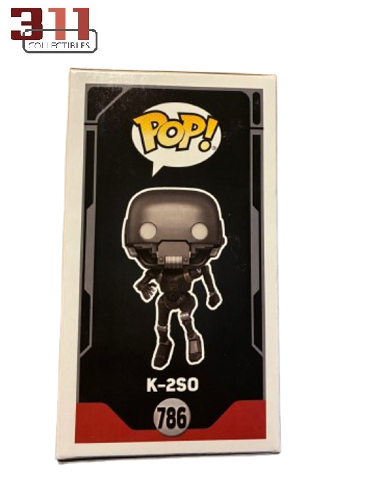 Funko - POP! - Star Wars - K-2SO - Signed by Alan Tudyk (Character Name and Quote) - Vinyl Figure - NO COA