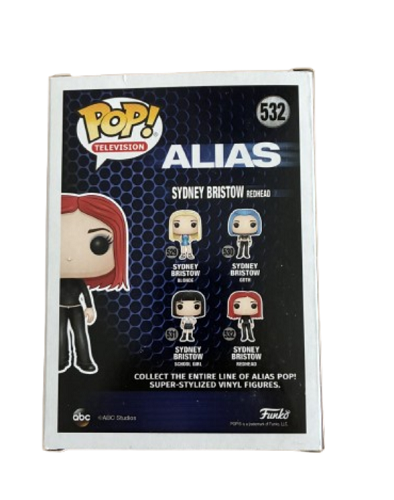 Funko - POP! - Television - Alias - Sydney Bristow (Redhead) #532 - Signed by Jennifer Garner - Vinyl Figure - Met COA van SWAU