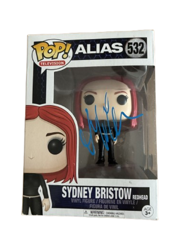 Funko - POP! - Television - Alias - Sydney Bristow (Redhead) #532 - Signed by Jennifer Garner - Vinyl Figure - Met COA van SWAU