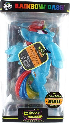 Funko Hikari ! - My Little Pony - Rainbow Dash (Paillettes, Métallisé) - Édition limitée à 1000 exemplaires - Figurine en vinyle
