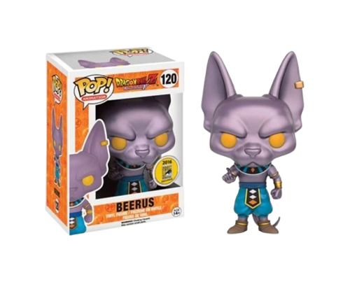 Funko - POP! - Dragon Ball Z: Resurrection F - Beerus #120 (Metallic) (SDCC 2016) - Vinyl Figure