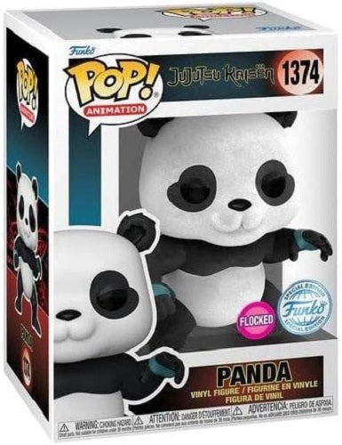 Funko - POP! - Animation - Jujutsu Kaisen - Panda #1374 (Special Edition Sticker, Flocked) - Vinyl Figure