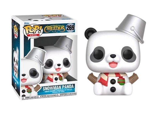 Funko POP! - ASIE - Noël - Bonhomme de neige panda n° 269 - Figurine en vinyle