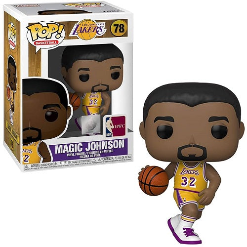 Funko POP! - Basketball - Los Angeles Lakers - Magic Johnson (Lakers Home) #78 - Vinyl Figure