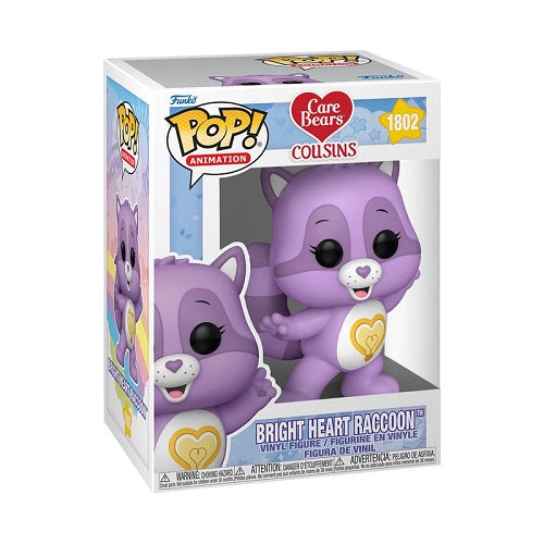 Funko - POP! - Care Bears Cousins - Bright Heart Raccoon #1802 - Vinyl Figure