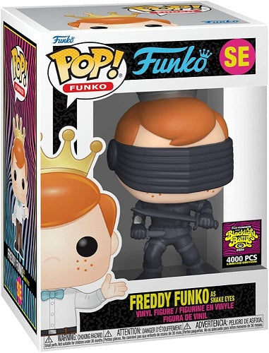 Funko POP! - Freddy Funko - Freddy Funko en Snake Eyes (Black Light Battle 2022) (4000 pièces)