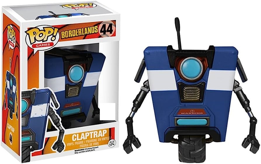 Funko - POP! - Games - Borderlands - Claptrap #44 (Underground Toys Exclusive, Blue) - Vinyl Figure