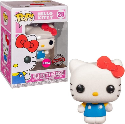 Funko POP! - Hello Kitty - Hello Kitty Classic #28 (Flocked, Special Edition Sticker) - Vinyl Figure