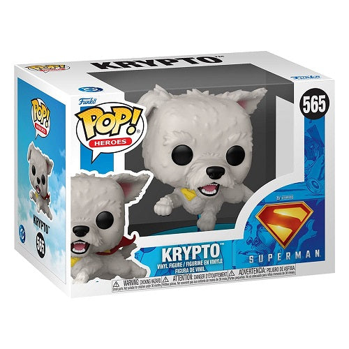 Funko POP! - Heroes - Superman (2025) with Krypto #565 - Vinyl Figure