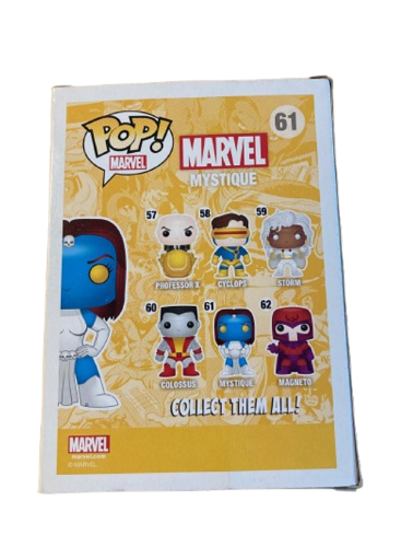 Funko POP! - Marvel - Mystique #61 - Signé par Rebecca Romijn (COA SWAU) - Figurine en vinyle