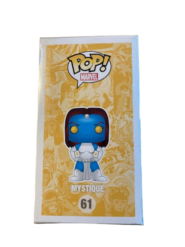 Funko POP! - Marvel - Mystique #61 - Signé par Rebecca Romijn (COA SWAU) - Figurine en vinyle