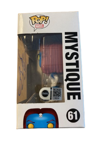 Funko POP! - Marvel - Mystique #61 - Signed by Rebecca Romijn (COA SWAU) - Vinyl Figure