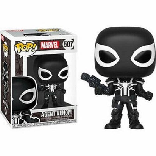 Funko - POP! - Marvel - Venom - Agent Venom n° 507 (Exclusivité Pop in a Box) - Figurine en vinyle